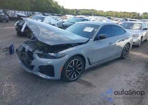 2023 BMW I4 M50 из США, поврежденный, VIN WBY33AW0XPFP05542